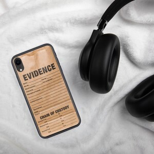 Evidence True Crime Phone Case iPhone 15 14 Forensic Detectives, Lawyers, Criminal Justice Fans image 5