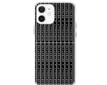 Basically a Detective Phone Case, True Crime Podcast Gift Aesthetic iPhone 15 14 Cover