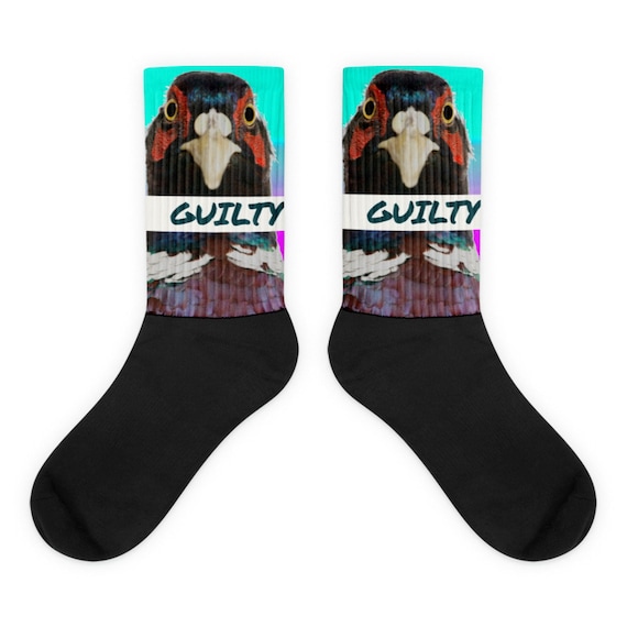 Unpleasant Pheasant Judgement, Weird Socks, Funny Bizarre Criminal Justice Clothing, Lawyer Gifts