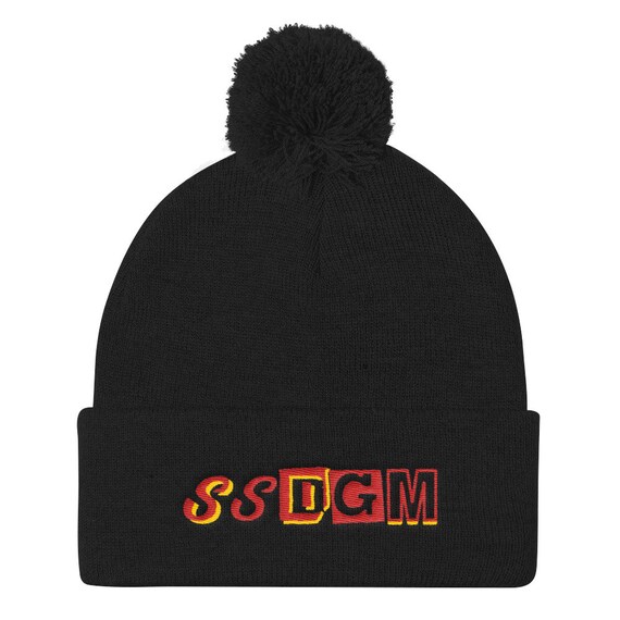 SSDGM Knit Hat, Stay Sexy Cap, Murderinos, Cute Pom Pom, Embroidered, Unisex Fit Colors