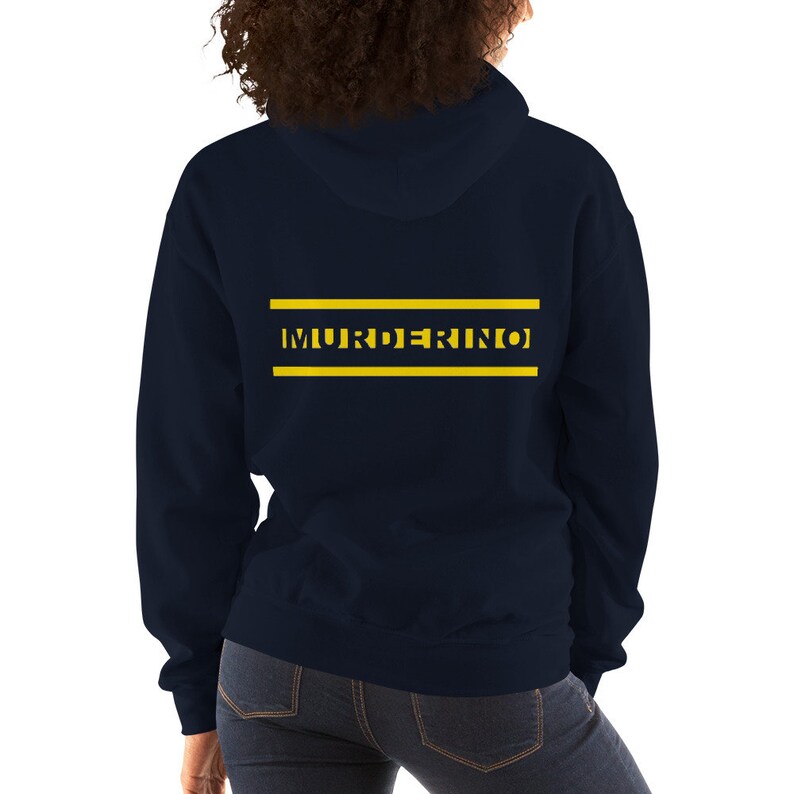 Murderino Hoodie, My Favorite Murder, SSDGM Hooded Pullover Sweatshirt with Large Pocket Navy