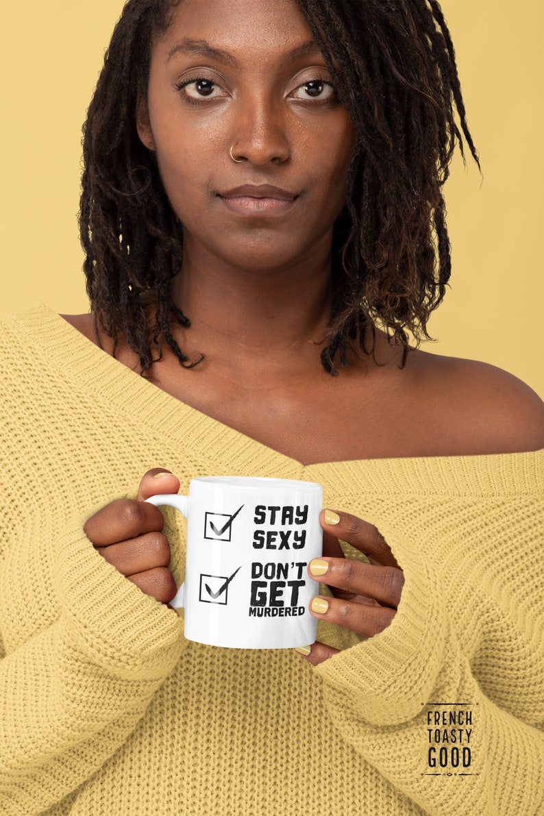SSDGM My Favorite Murder Mug, Stay Sexy and Don't Get Murdered Coffee Cup for Murderinos, Cute MFM Gifts image 3