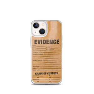 Evidence True Crime Phone Case iPhone 15 14 Forensic Detectives, Lawyers, Criminal Justice Fans image 8