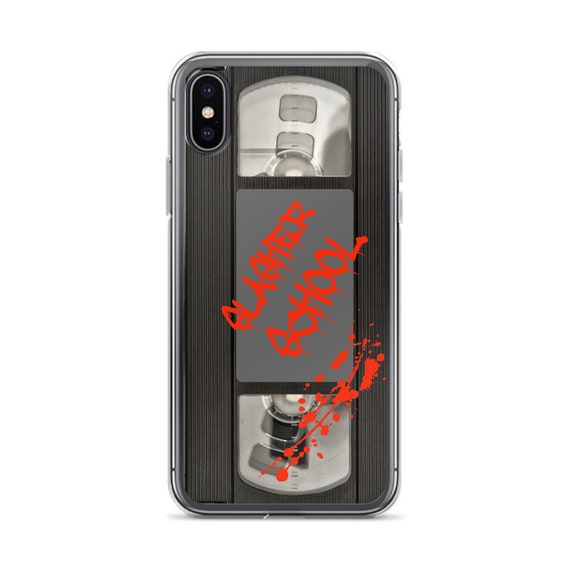 Horror Phone Case, Retro VHS Tape Cover, Aesthetic iPhone B Movie Slasher 1980s AHS