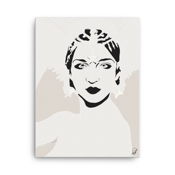 Minimalist Modern Art, Simple Home Decor, Canvas Wall Artwork, Room Staging