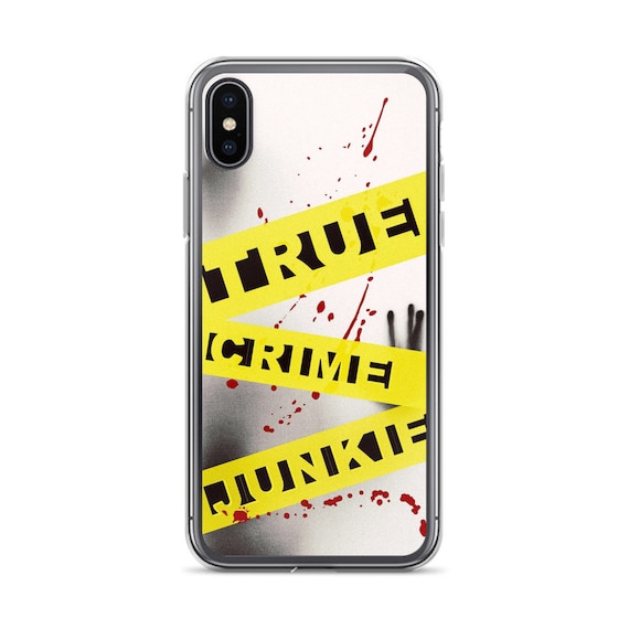 True Crime Junkie iPhone, Crime Scene Tape Phone Case, Criminal Justice, Detective Gifts