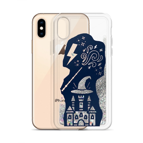 Wizard Glitter iPhone Case, Magic Sparkle Potterverse, Cool Cover for XS XR