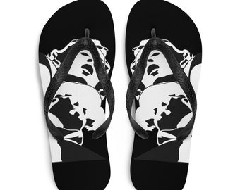 Silence of the Lambs Flipflops, Buffalo Bill Horror, Weird Murderabilia Unisex Shoes, Serial Killer Fan