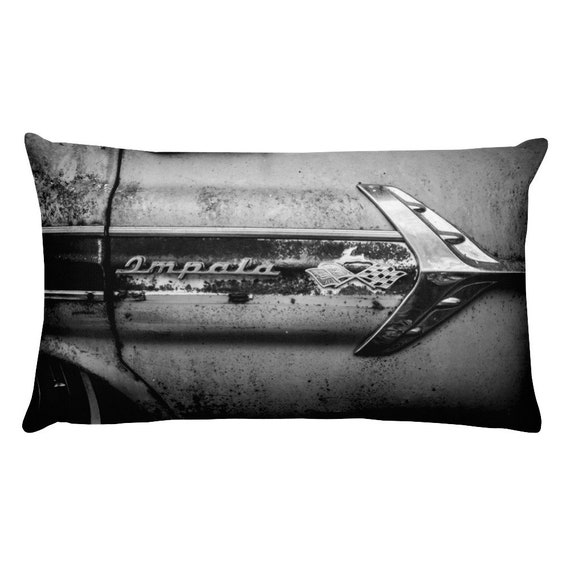 Pillow and Case 1960s Chevy Impala Seinfeld Hair Fashion Design Pillow