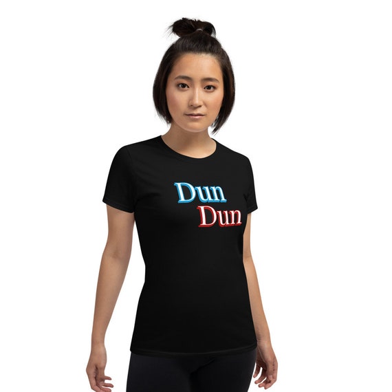 Custom Law and Order Tshirt for Women, Crew Neck, Black or White