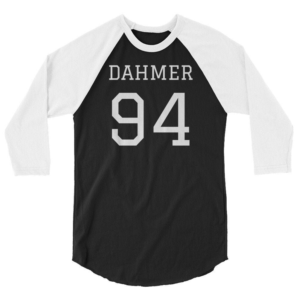 Jeffrey Dahmer Shirt, Serial Killer Memorabilia Murderabilia, Retro 90s Raglan for True Crime Junkies Gift