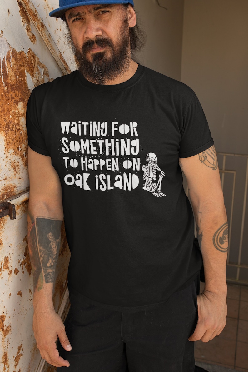 Oak Island Curse Mystery Shirt, Unisex Treasure Hunt Gift, TV Show History Fan, Plus Size image 1