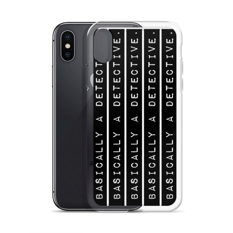 Basically a Detective Phone Case, True Crime Junkie, Aesthetic iPhone 15 14 Cover image 3