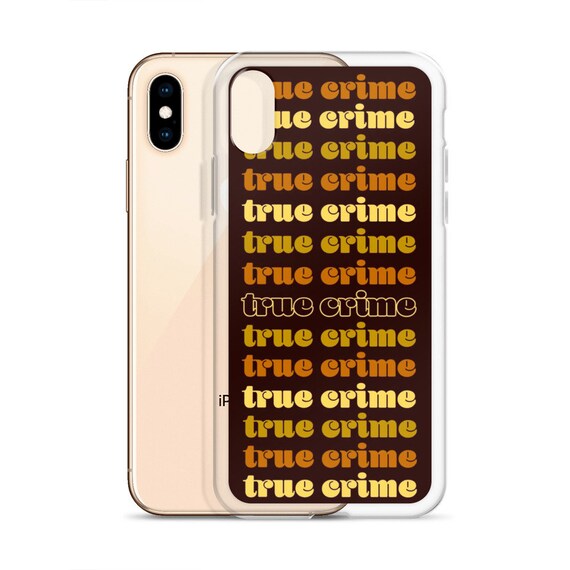 Retro Crime iPhone XR XS Case, Groovy Vibe Murderino Phone, 7 8 Plus