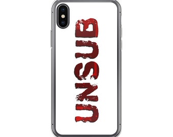 Criminal Minds Phone Case, UNSUB iPhone cover True Crime TV Show Fans