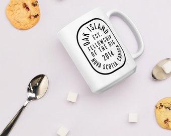 Oak Island Mystery Mug, Fellowship Curse, History TV Fan Gift