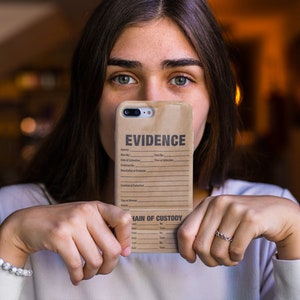 Evidence True Crime Phone Case iPhone 15 14 Forensic Detectives, Lawyers, Criminal Justice Fans image 4