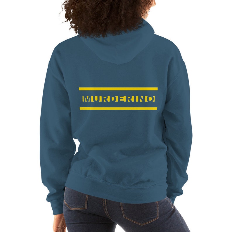 Murderino Hoodie, My Favorite Murder, SSDGM Hooded Pullover Sweatshirt with Large Pocket Indigo Blue