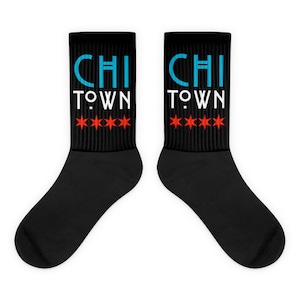 Chicago Socks, Chi-Town Windy City Souvenir, Best Gifts for Chicagoans, Travel Themed