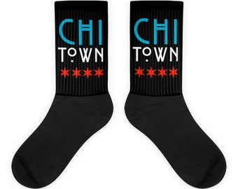 Chicago Socks, Chi-Town Windy City Souvenir, Best Gifts for Chicagoans, Travel Themed