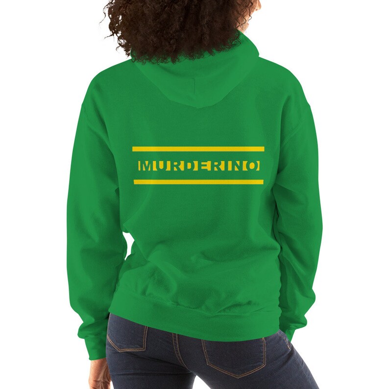 Murderino Hoodie, My Favorite Murder, SSDGM Hooded Pullover Sweatshirt with Large Pocket Irish Green