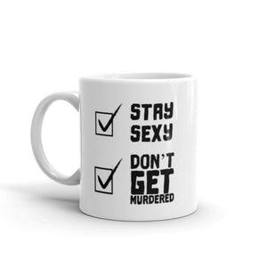 SSDGM My Favorite Murder Mug, Stay Sexy and Don't Get Murdered Coffee Cup for Murderinos, Cute MFM Gifts image 8