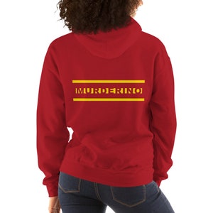 Murderino Hoodie, My Favorite Murder, SSDGM Hooded Pullover Sweatshirt with Large Pocket Red