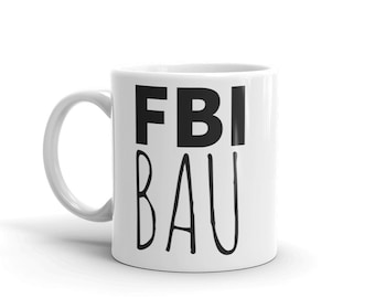 FBI BAU Mug, Federal Behavioral Analysis Unit Criminal Minds Coffee Cup, Police Force True Crime Gift