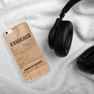 Evidence True Crime Phone Case iPhone 15 14 Forensic Detectives, Lawyers, Criminal Justice Fans image 6