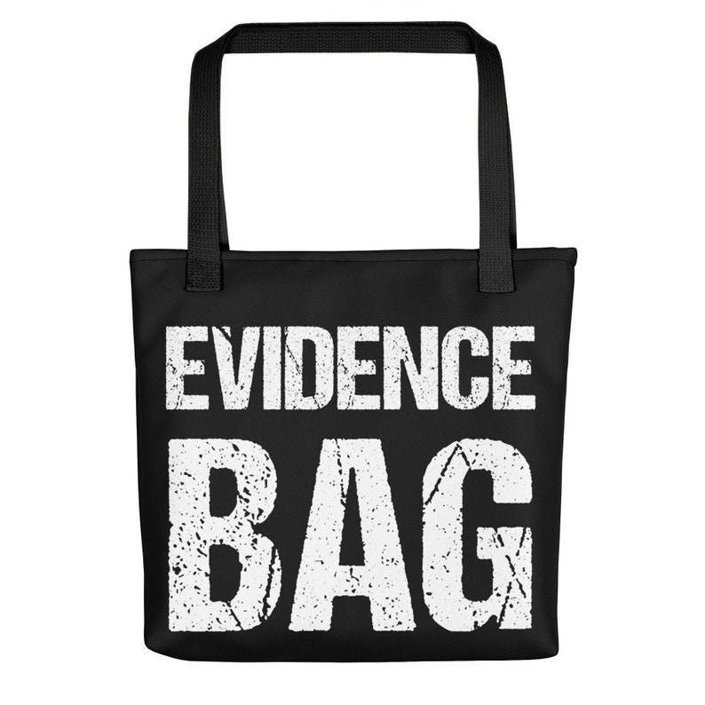Evidence Tote Reusable Shopping Bag for True Crime Fans Etsy