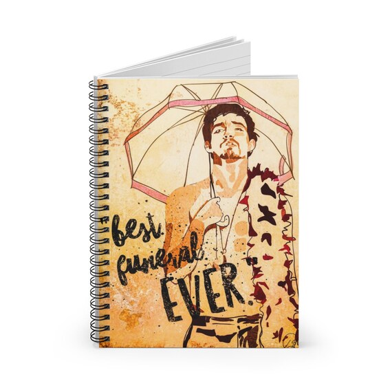Umbrella Academy Spiral Notebook - Ruled Line, Klaus Hargreeves TUA Stationery