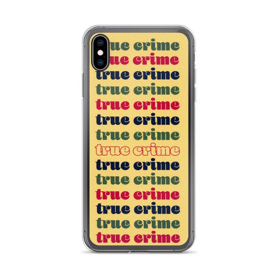 Retro Aesthetic iPhone 11 Cases, Colorful Funky Font 1970s Groovy Style, True Crime Lettering Cool Unique Phone Cover
