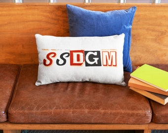 Stay Sexy SSDGM Pillow, Murderino Gifts and True Crime Decor, Rectangle Pillow Cushion with Removable Washable Cover