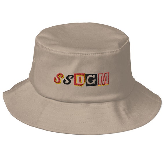 SSDGM Old School Bucket Hat, My Favorite Murder, Embroidered Cap, Vintage Style