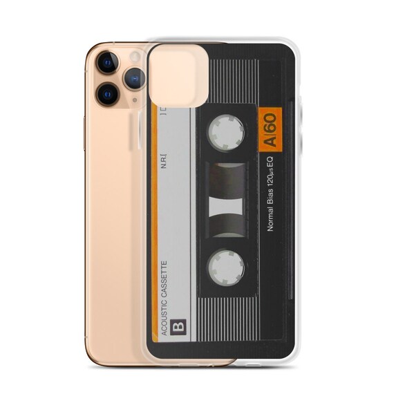 Personalized Mix Tape Phone Case, Retro Audio Cassette Cell Cover, Vintage Aesthetic, Customizable Nostalgic Fun