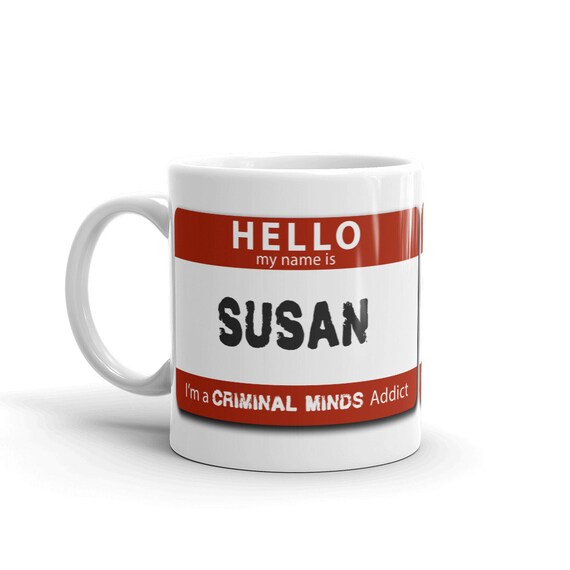 Personalized Criminal Minds Addict Mug, Unique Custom Gift for Your Favorite FBI BAU, Serial Killer Obsessed, Unsub Fan
