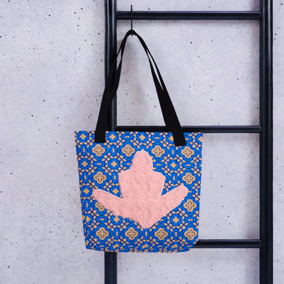 Yoga Pose Totebag, Custom Boho Purse for Zen Friends, Workout Gear, and Festivals