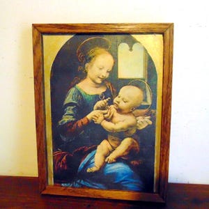 La Madone Benoist   Leonardo da Vinci 1478, cadeau, fête des mères