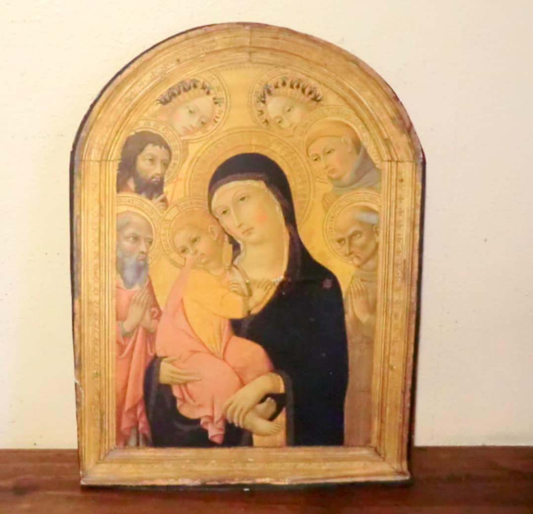 Ansano Di Pietro Madonna Col Bambino. - Etsy Australia