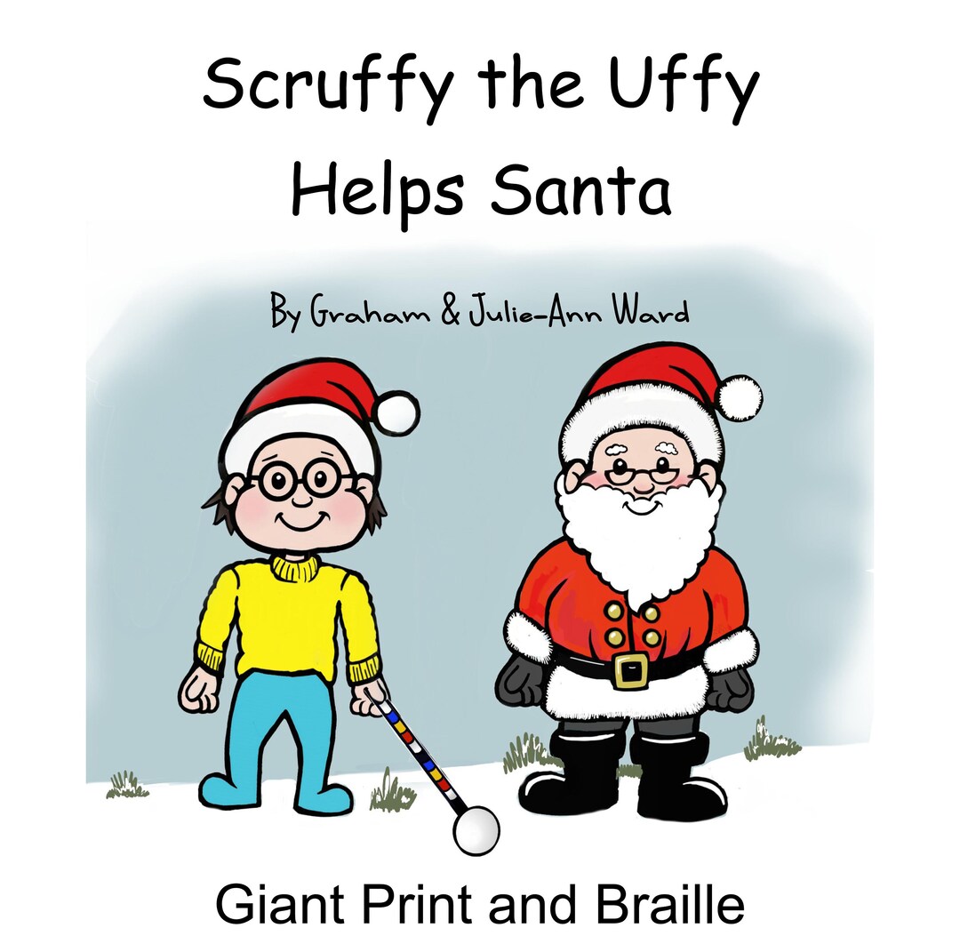 Braille Childrens Christmas Story Book Etsy