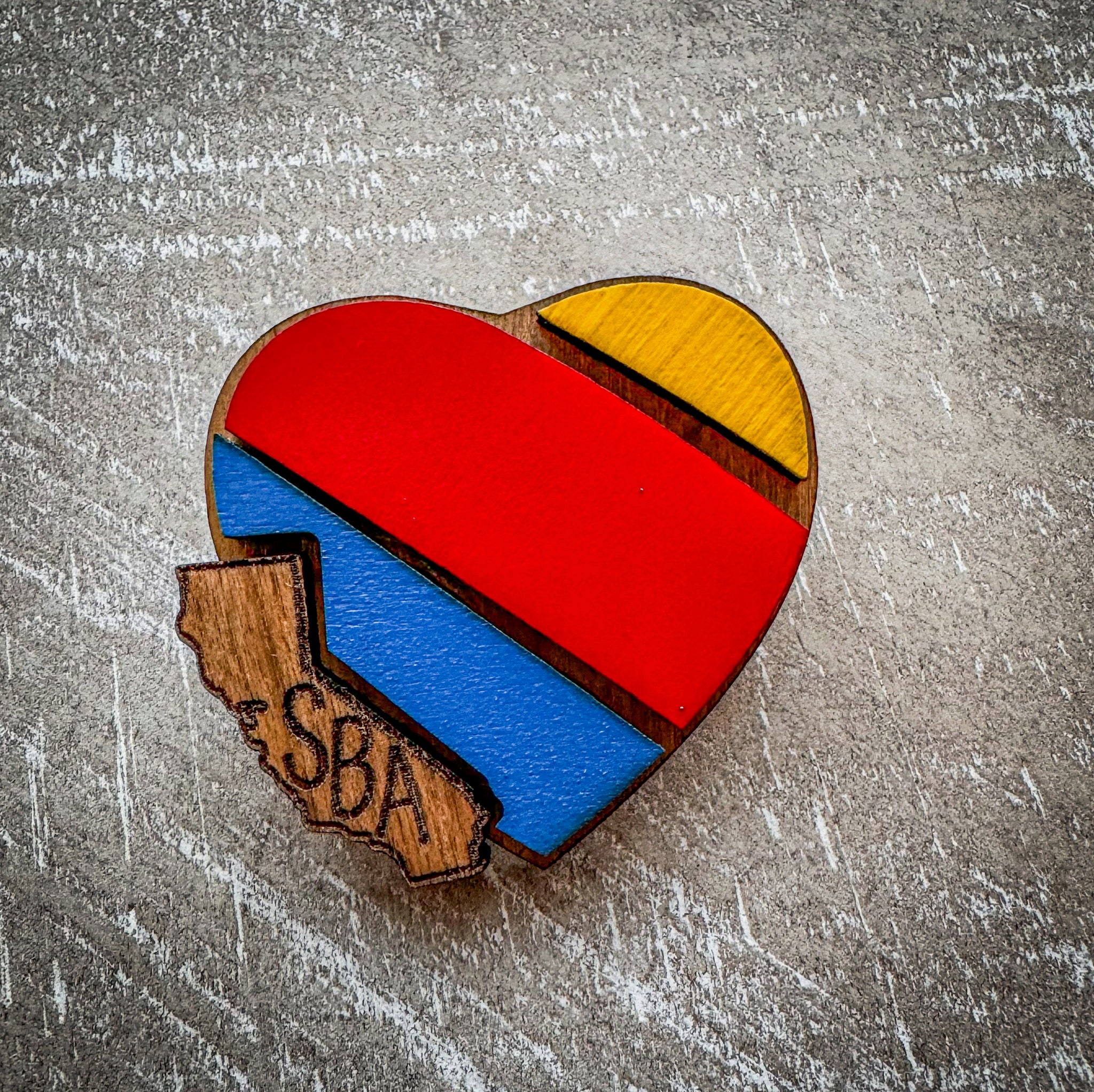 State themed airline inspired pin for travel and aviation lovers