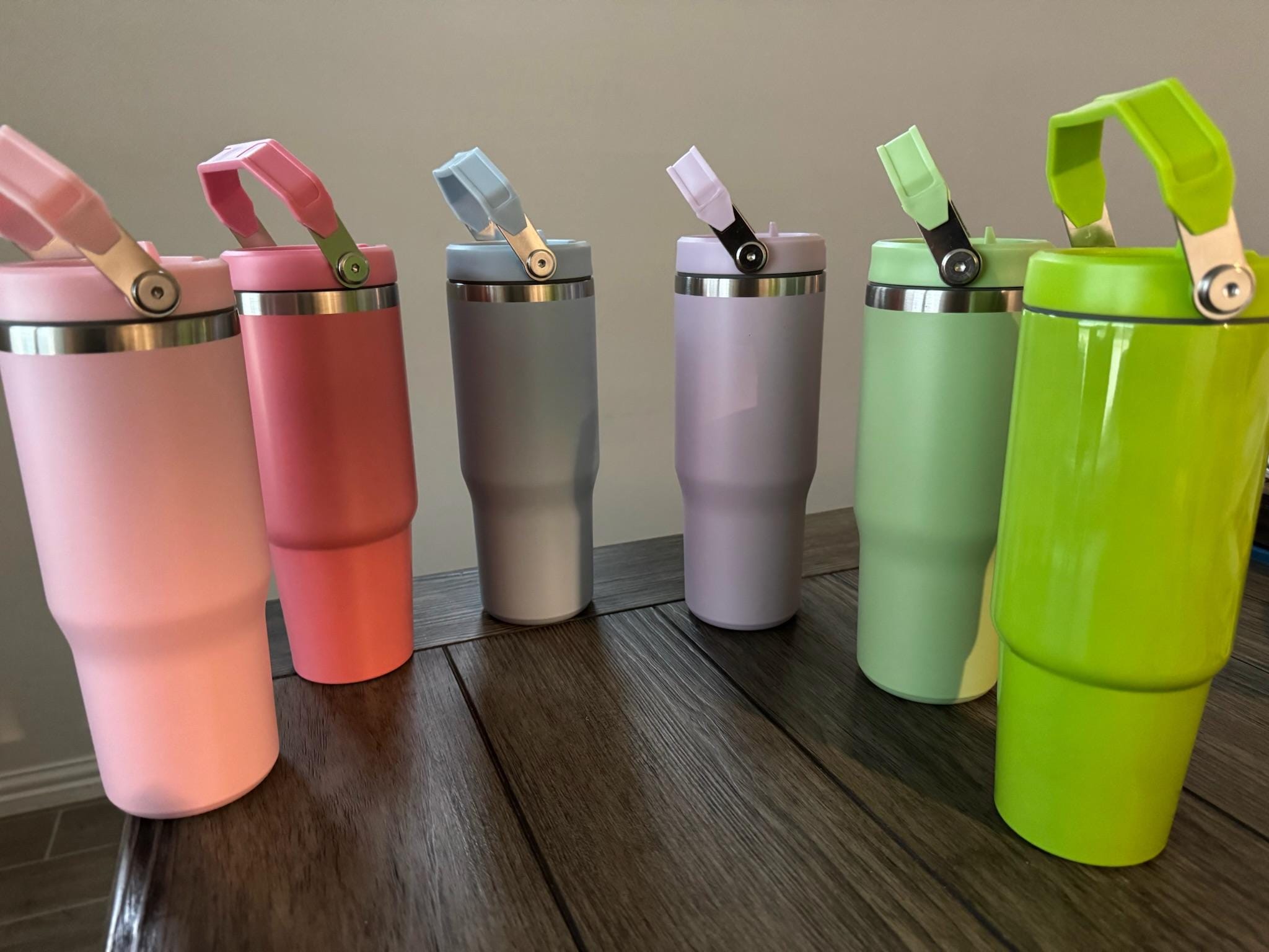 Tumbler Top Handle 30oz - Aviation Travel Doodles
