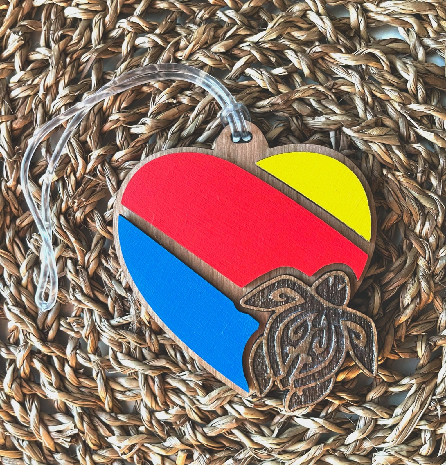 Engraved Hawaiian Themed Airline Inspired Luggage or Bag Tag