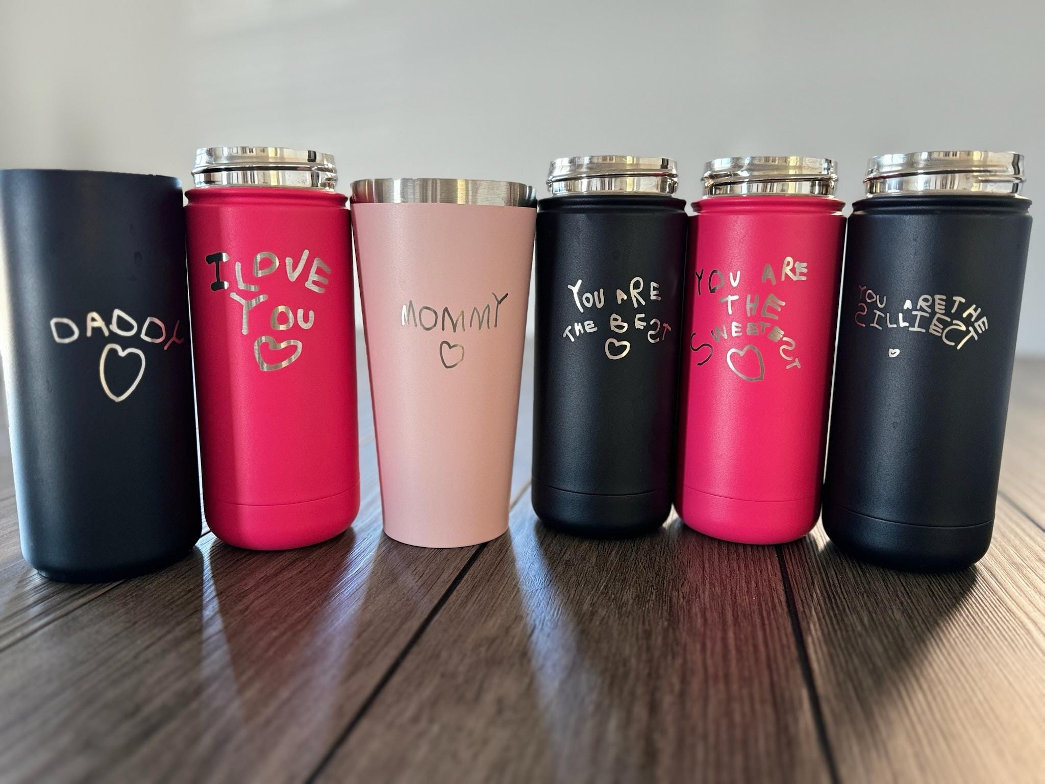 Custom Bottle or Tumbler Engraving Service