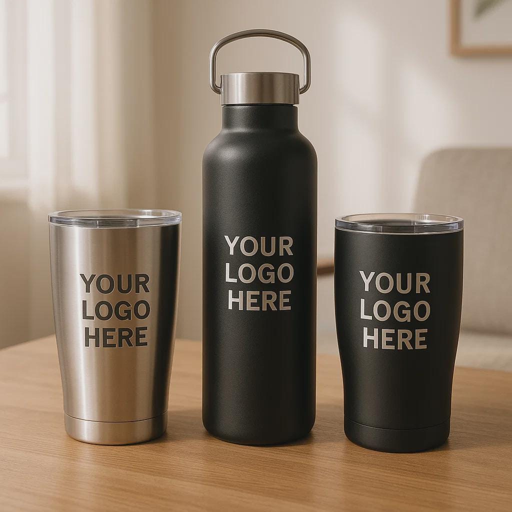 Custom Bottle or Tumbler Engraving Service