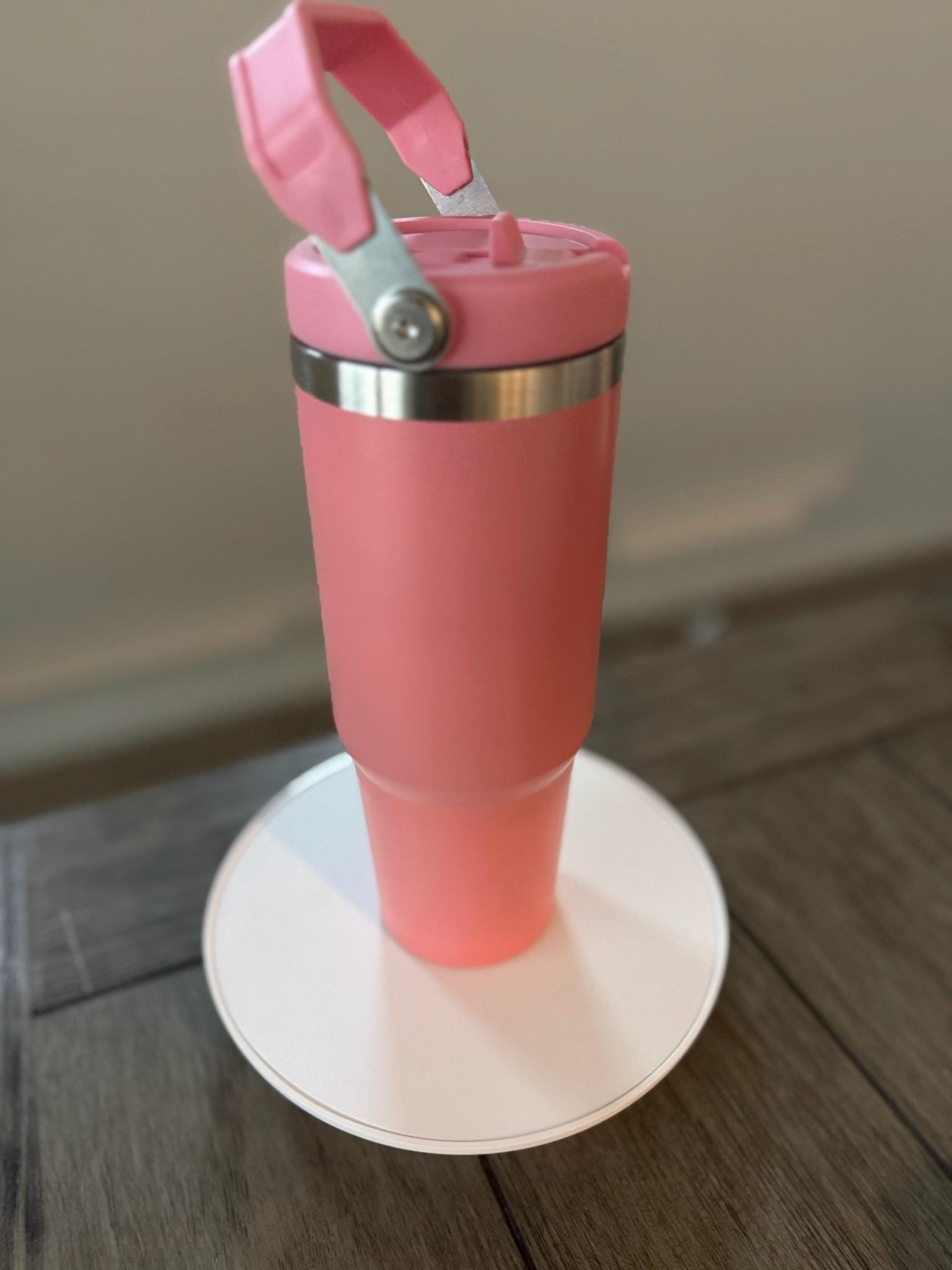 Pet Picture Tumbler Personalized w/Your Pet's picture & name on a bottle