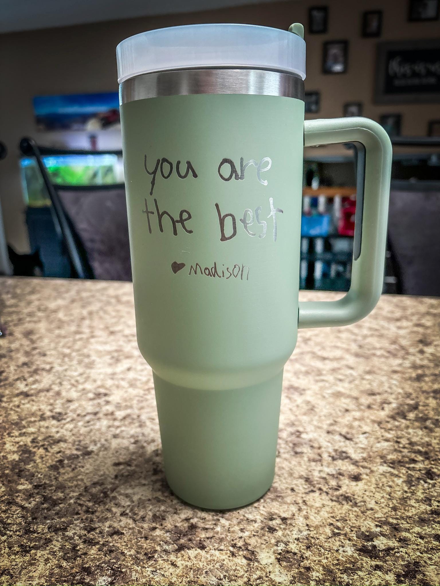 Custom Bottle or Tumbler Engraving Service