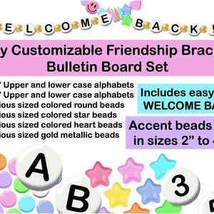 Frienship Bracelet Bulletin Board Set