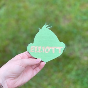 Grinch Ornament, Personalized Grinch, Christmas Ornament, Stocking Tag, Christmas, 3D Laser Cut, Grinch Christmas, Grinchmas, Personalized
