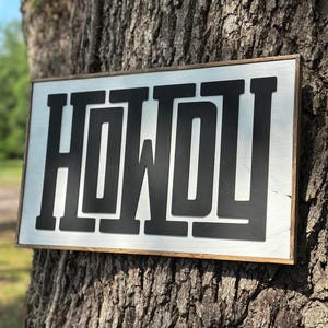 Howdy Wood Sign, Howdy Wall Decor, Howdy, Western Wall Decor, Howdy Wooden Decor